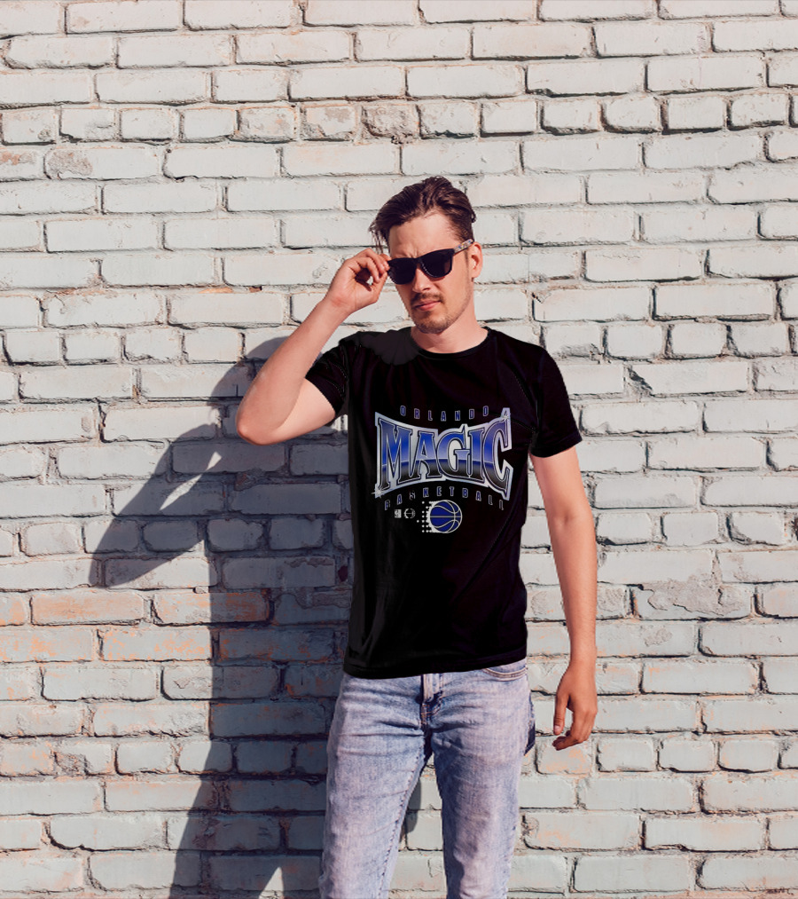 Orlando Magic Basketball Worldwide Glow Up Retro NBA Sports Fan Apparel T-Shirt