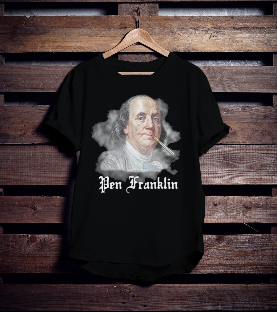 Pen Franklin 2025 Historical Parody Theme T-Shirt