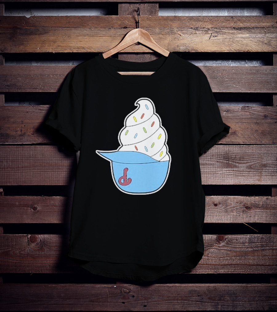Philadelphia Phillies Ice Cream Helmet With Sprinkles T-Shirt