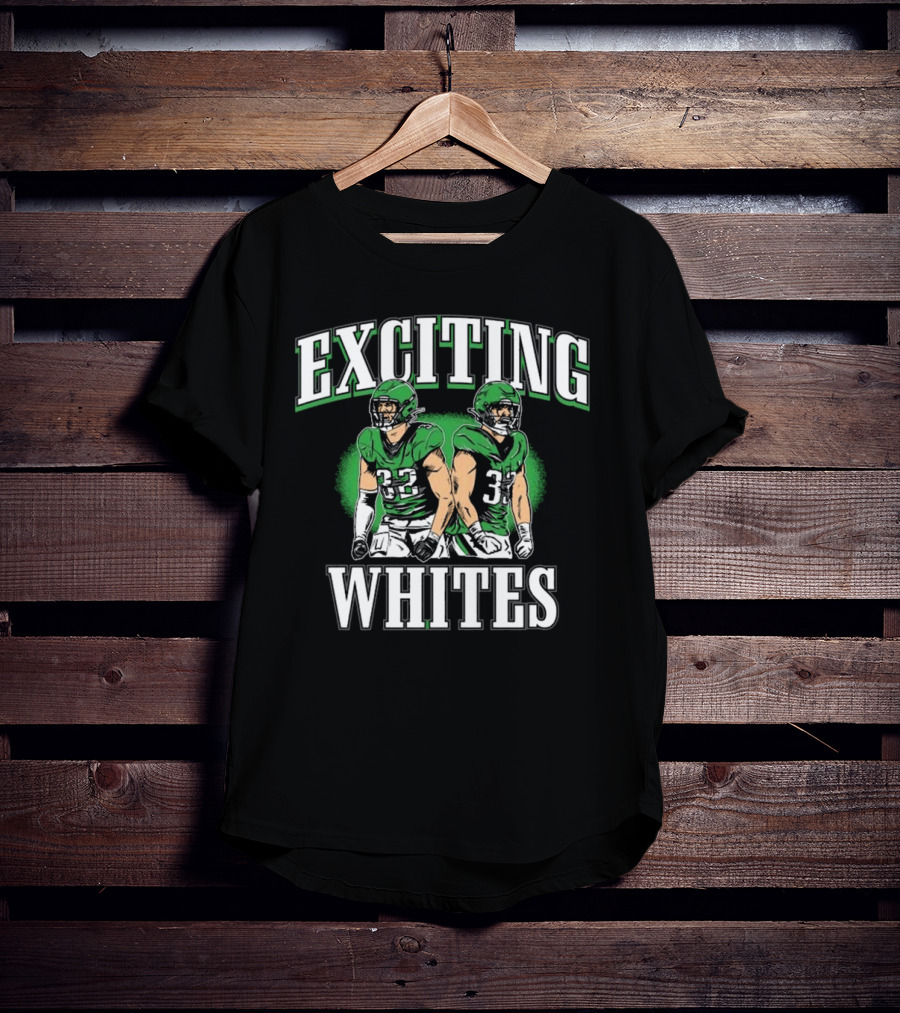Exciting Whites Philly 2025 Football Players In Green Jerseys T-Shirt