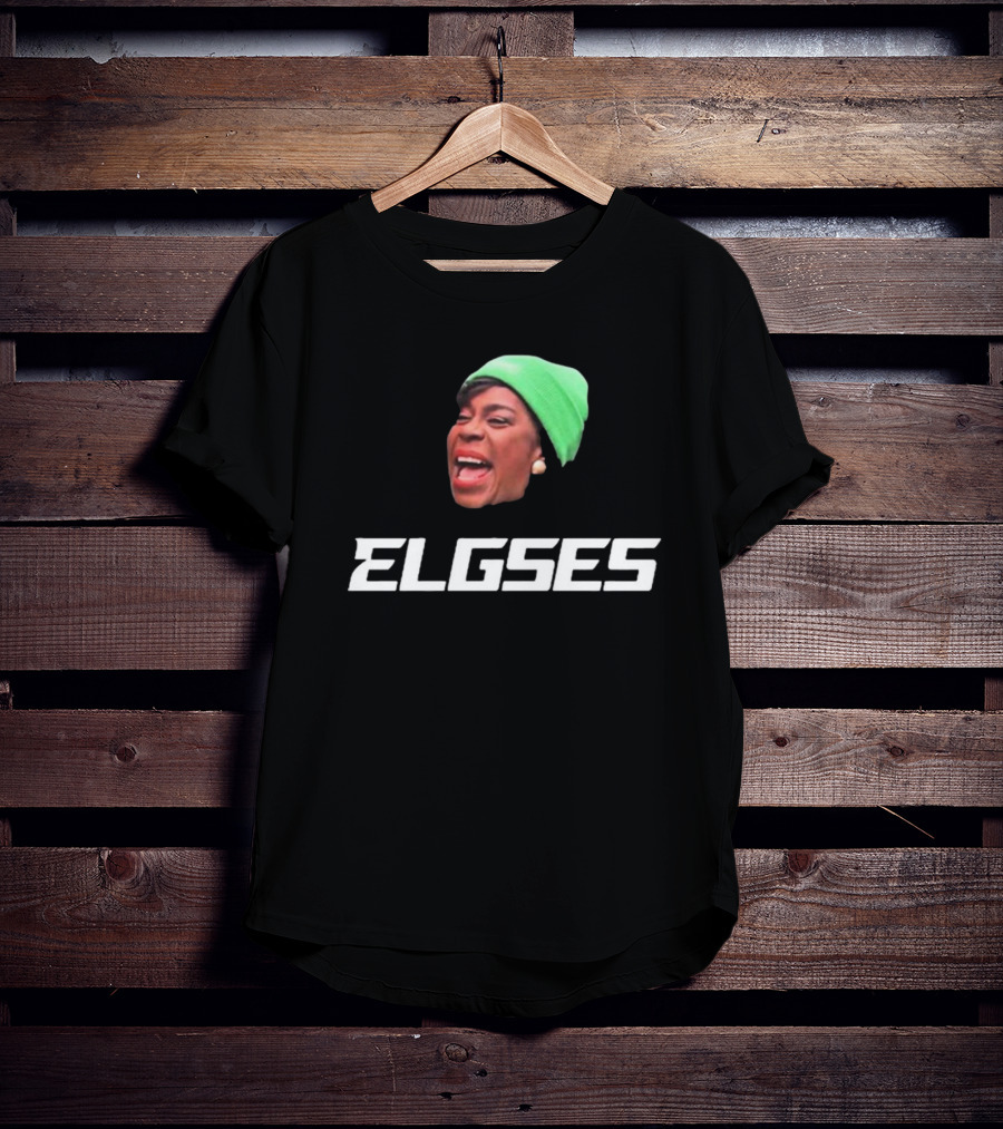 Philly Mayor Cherelle Parker Elgses Green Beanie Image T-Shirt