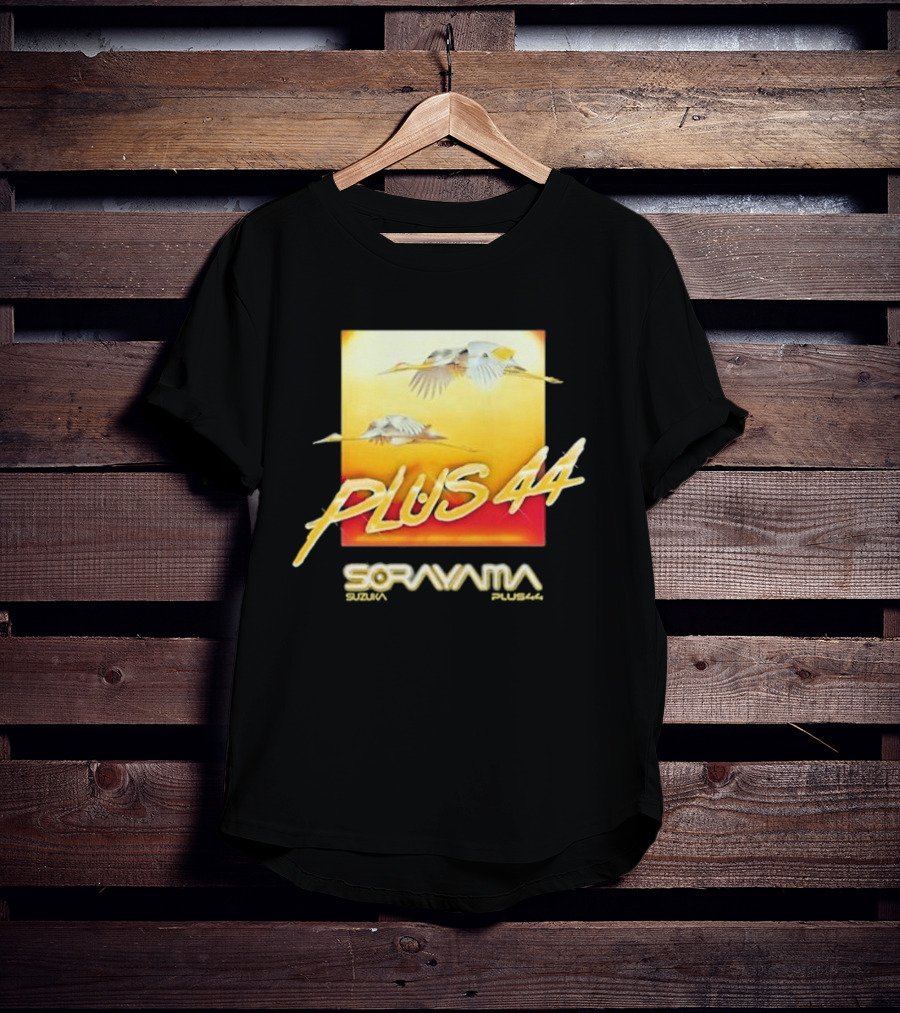 Plus 44 Sorayama Sunset With Cranes T-Shirt
