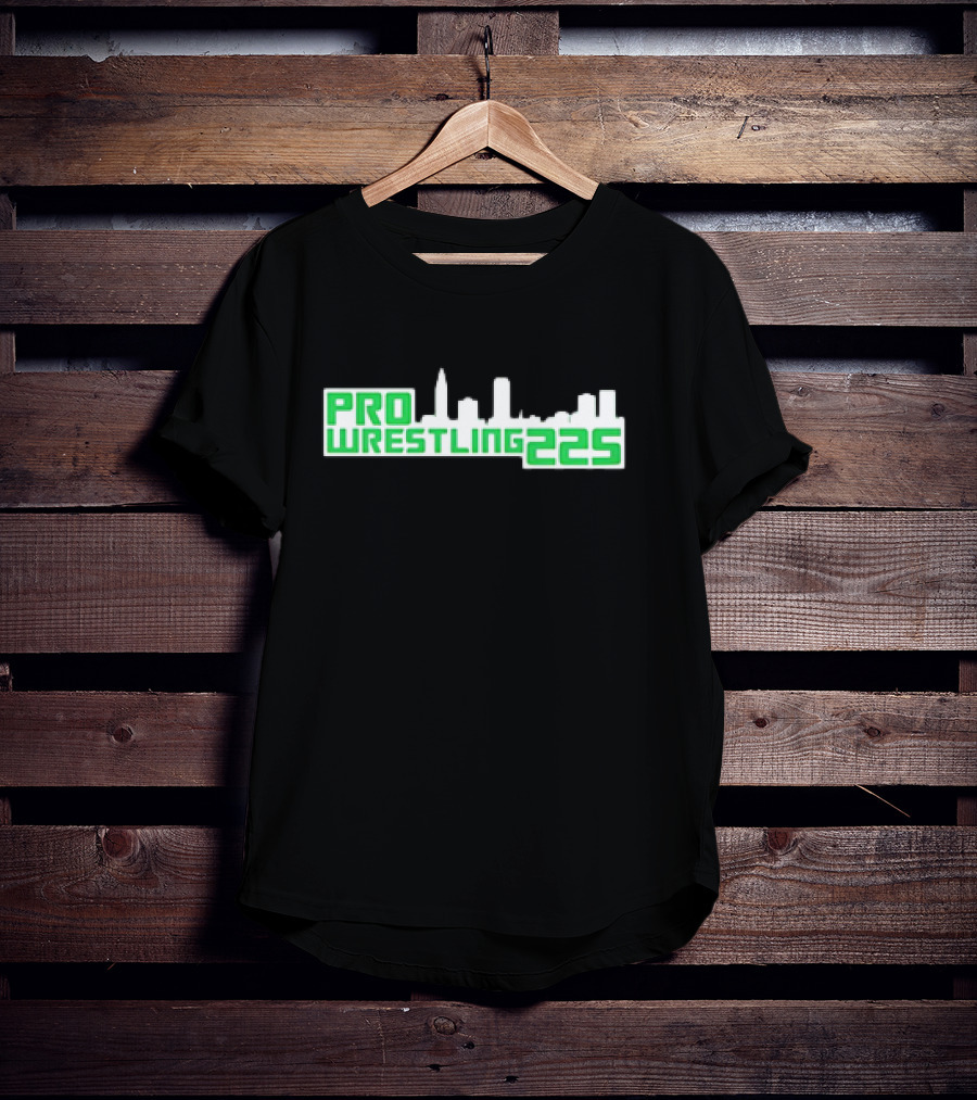 Pro Wrestling 225 Skyline Design T-Shirt