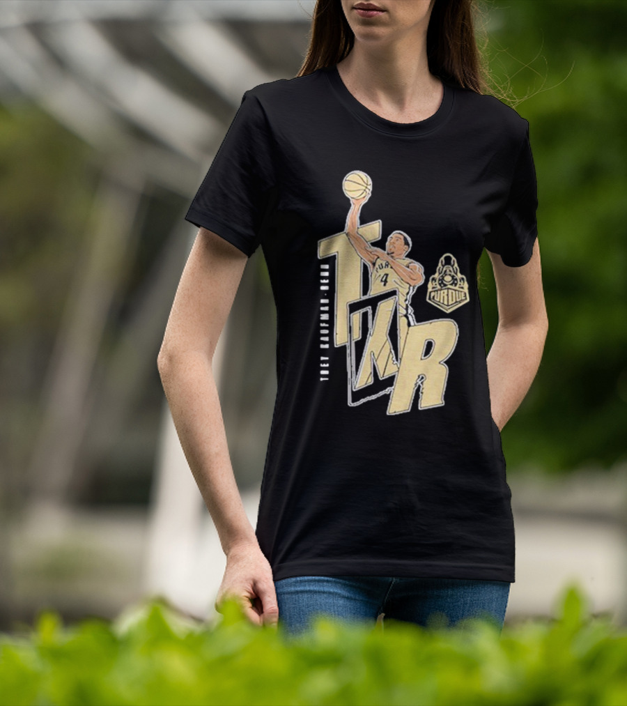 Purdue Basketball Trey Kaufman-Renn TKR Iconic Dunk T-Shirt