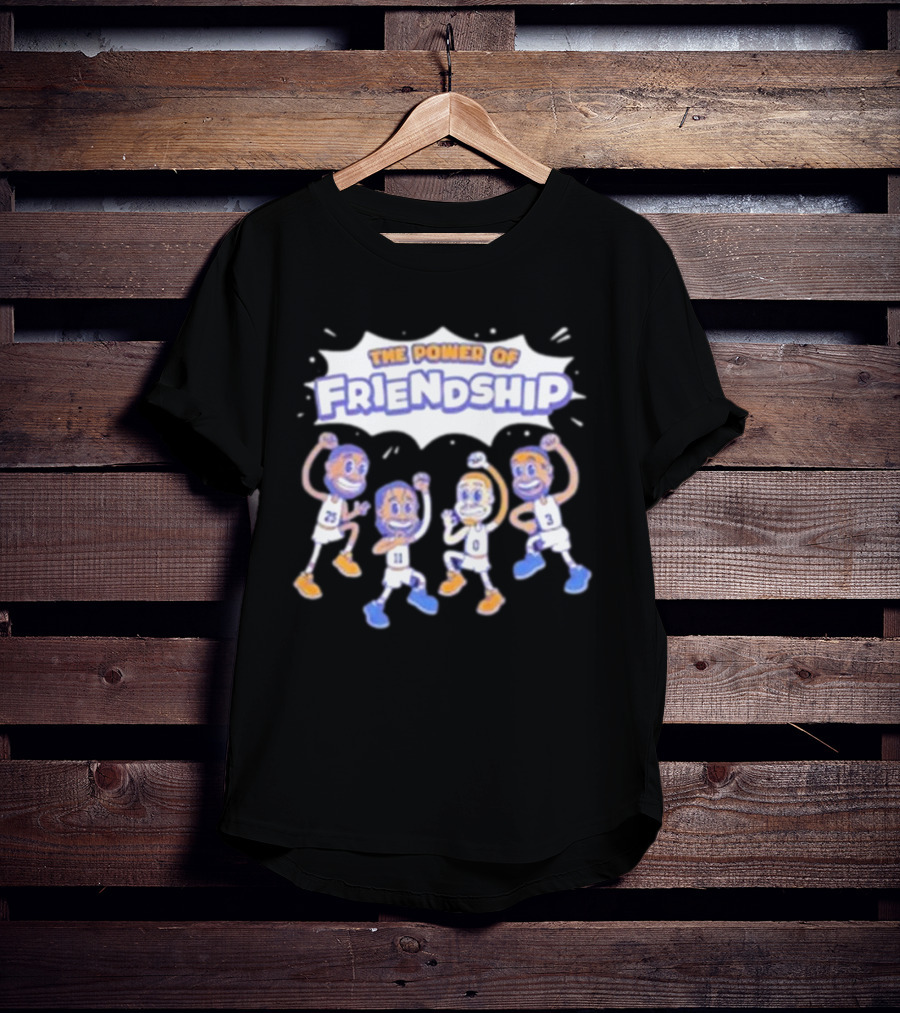 The Power Of Friendship New York Knicks Basketball Characters T-Shirt