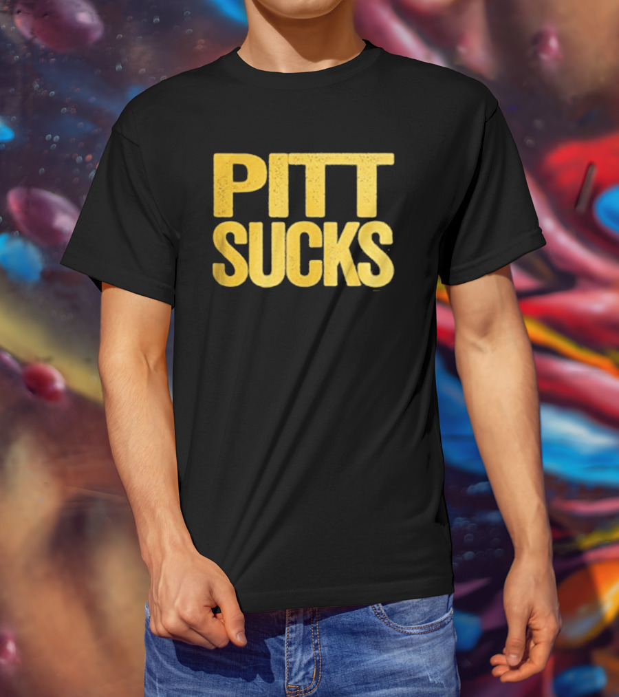 West Virginia Mountaineers Pitt Sucks T-Shirt