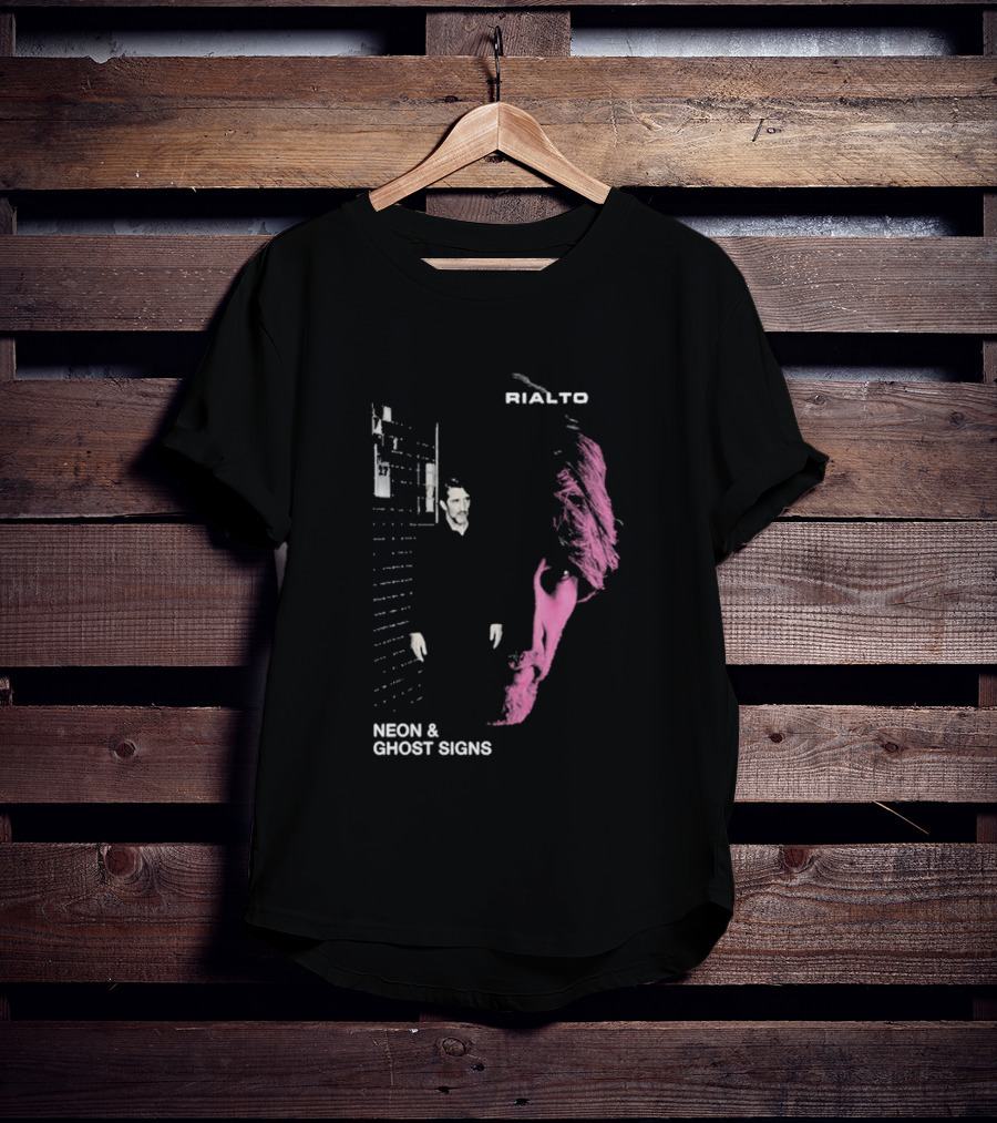 Rialto Neon & Ghost Signs Pink And Black Urban Aesthetic T-Shirt