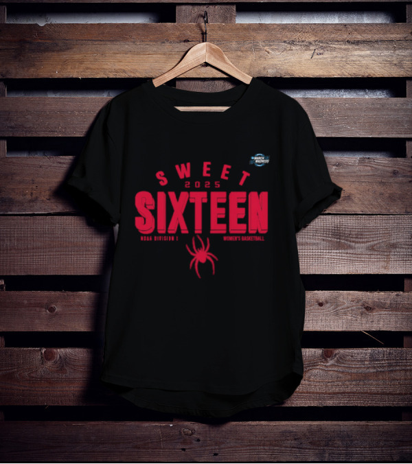 Richmond Spiders Sweet Sixteen 2025 NCAA Women’s Basketball Tournament March Madness T-Shirt