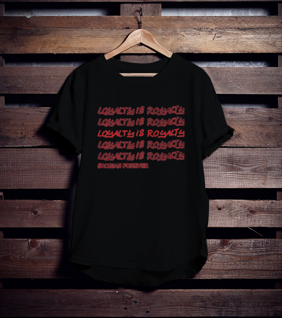 Loyalty Is Royalty Rcbians Forever Rcb Captain Yaaru T-Shirt