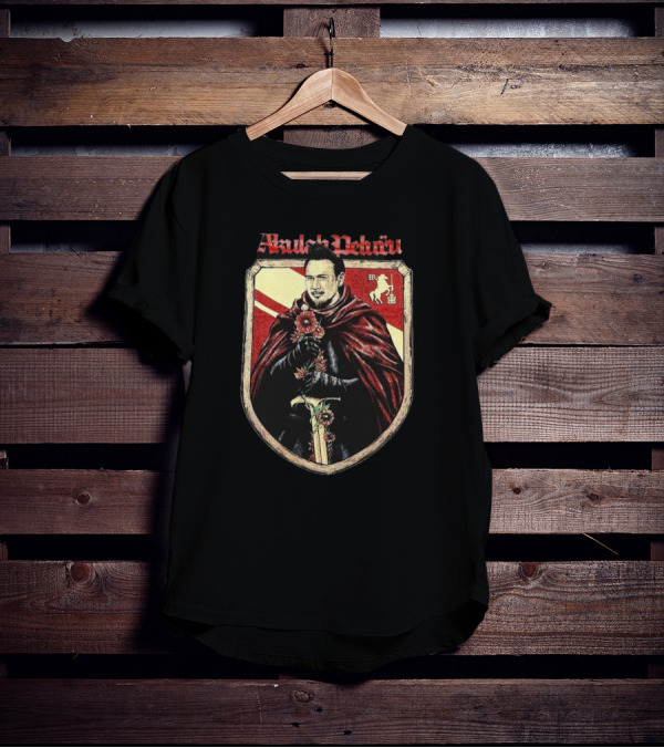 Rebellion Rose X Jrd Sid Akulah Peluru 2025 Knight Rose Emblem T-Shirt