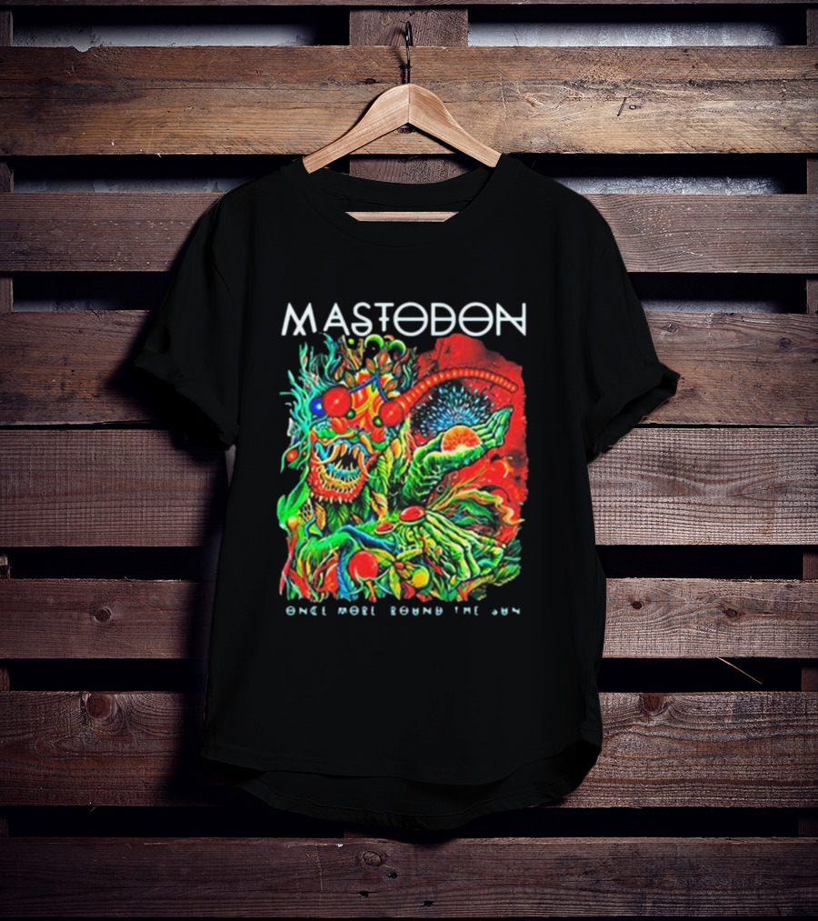 Mastodon Once More Round The Sun Psychedelic Artwork T-Shirt