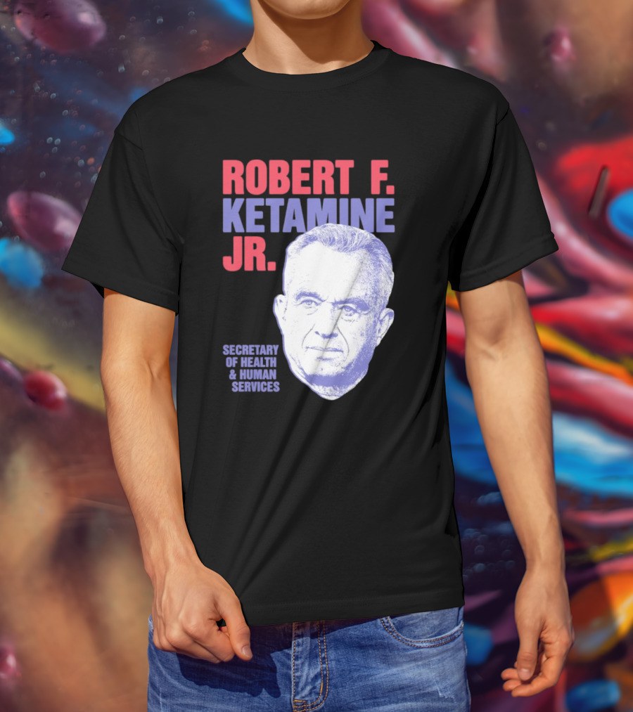 Robert F. Ketamine Jr. Secretary Of Health And Human Services Retro Portrait T-Shirt