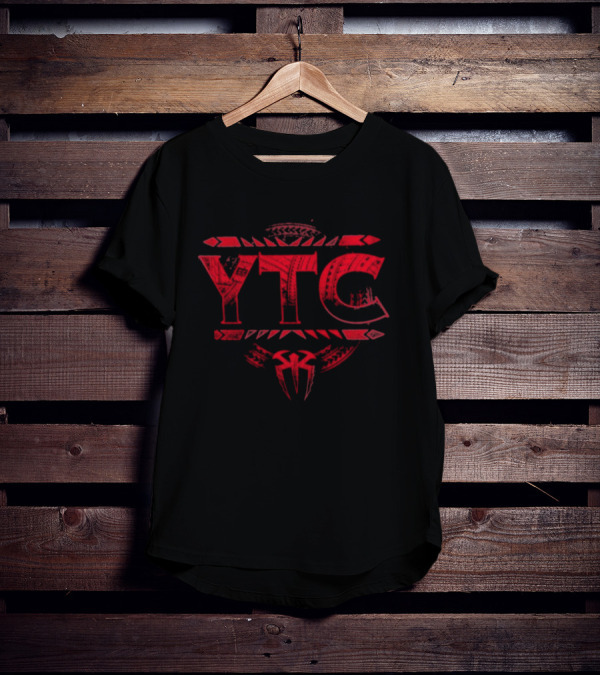 Roman Reigns YTC Red Tribal Insignia T-Shirt