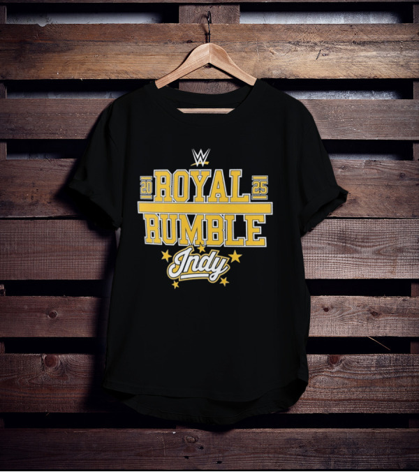WWE Royal Rumble 2025 Indy Gold Stars T-Shirt