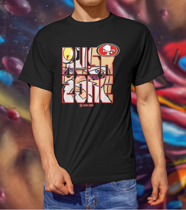 San Francisco 49ers NFL Rush Zone Cartoon Football T-Shirt