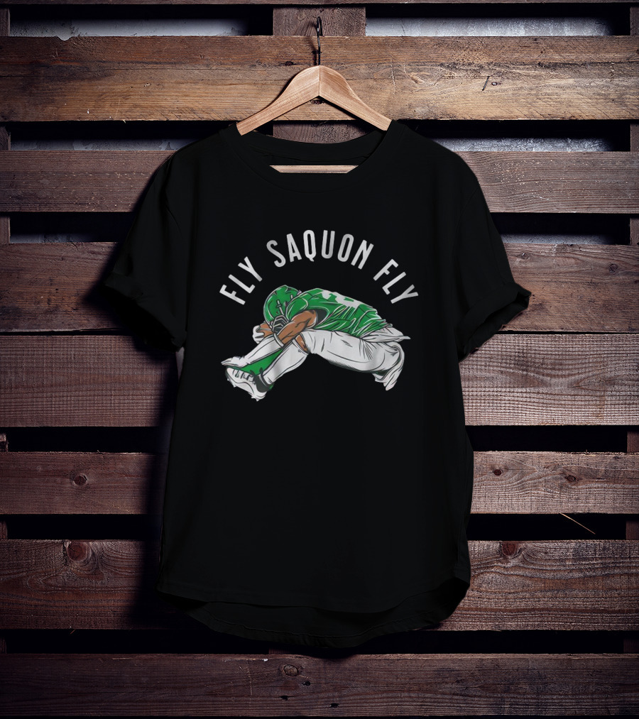 Fly Saquon Fly Philadelphia Eagles Win Washington Commanders T-Shirt