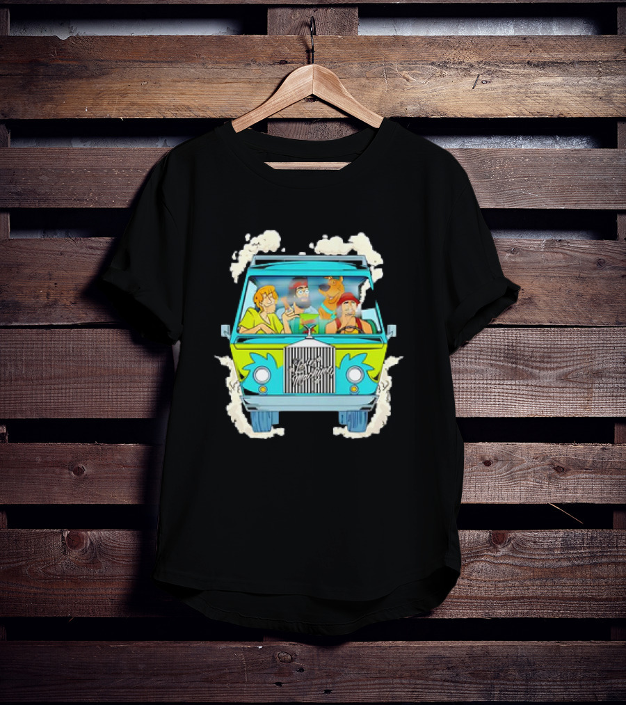 Scooby DOOBIE Doo Mystery Machine Vintage Smoke Adventure T-Shirt