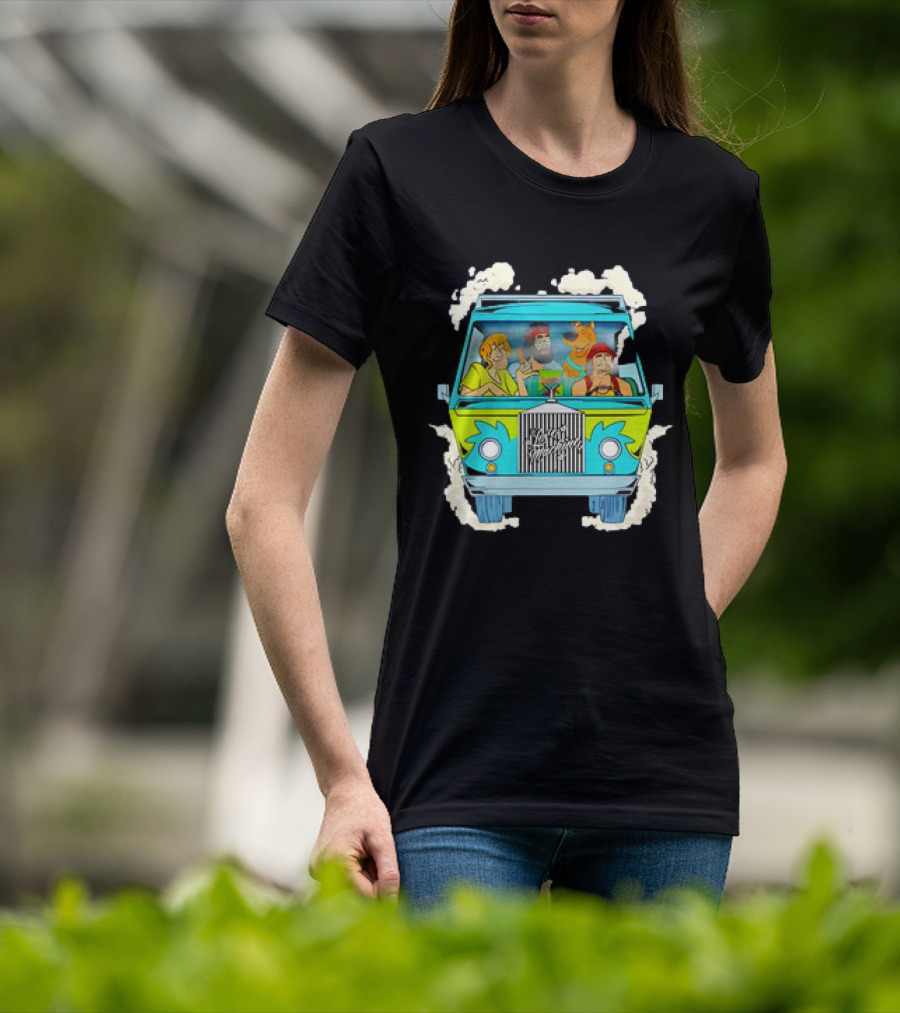 Scooby DOOBIE Doo Mystery Machine Vintage Smoke Adventure T-Shirt