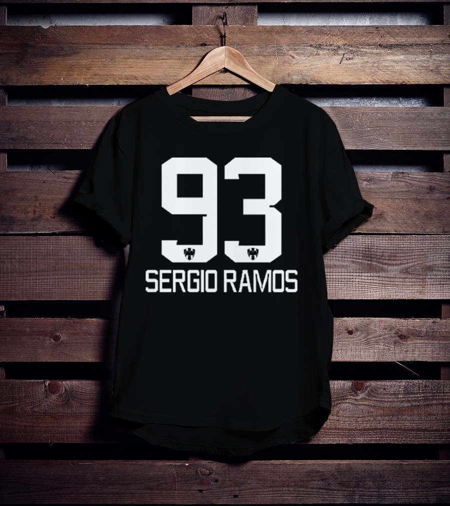 Sergio Ramos 93 Football Number Icon T-Shirt