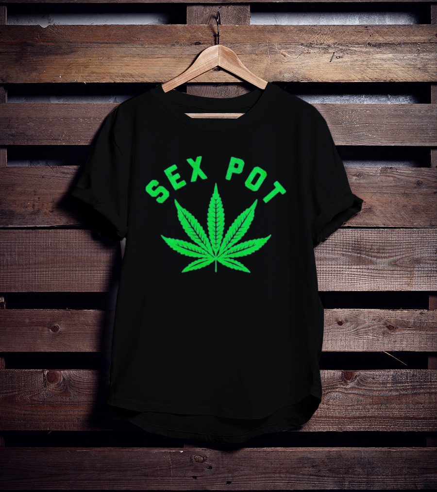 SEX POT Marijuana Leaf T-Shirt