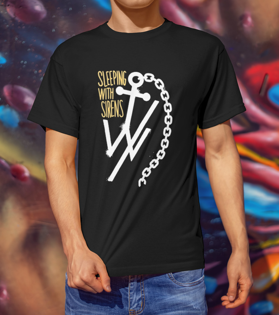 Sleeping With Sirens Anchor Chain Apparel T-Shirt