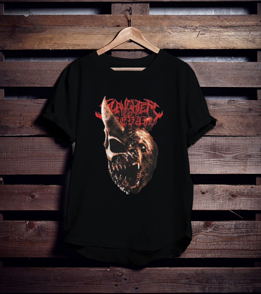 Slaughter To Prevail Grizzly Skull Horned Beast T-Shirt