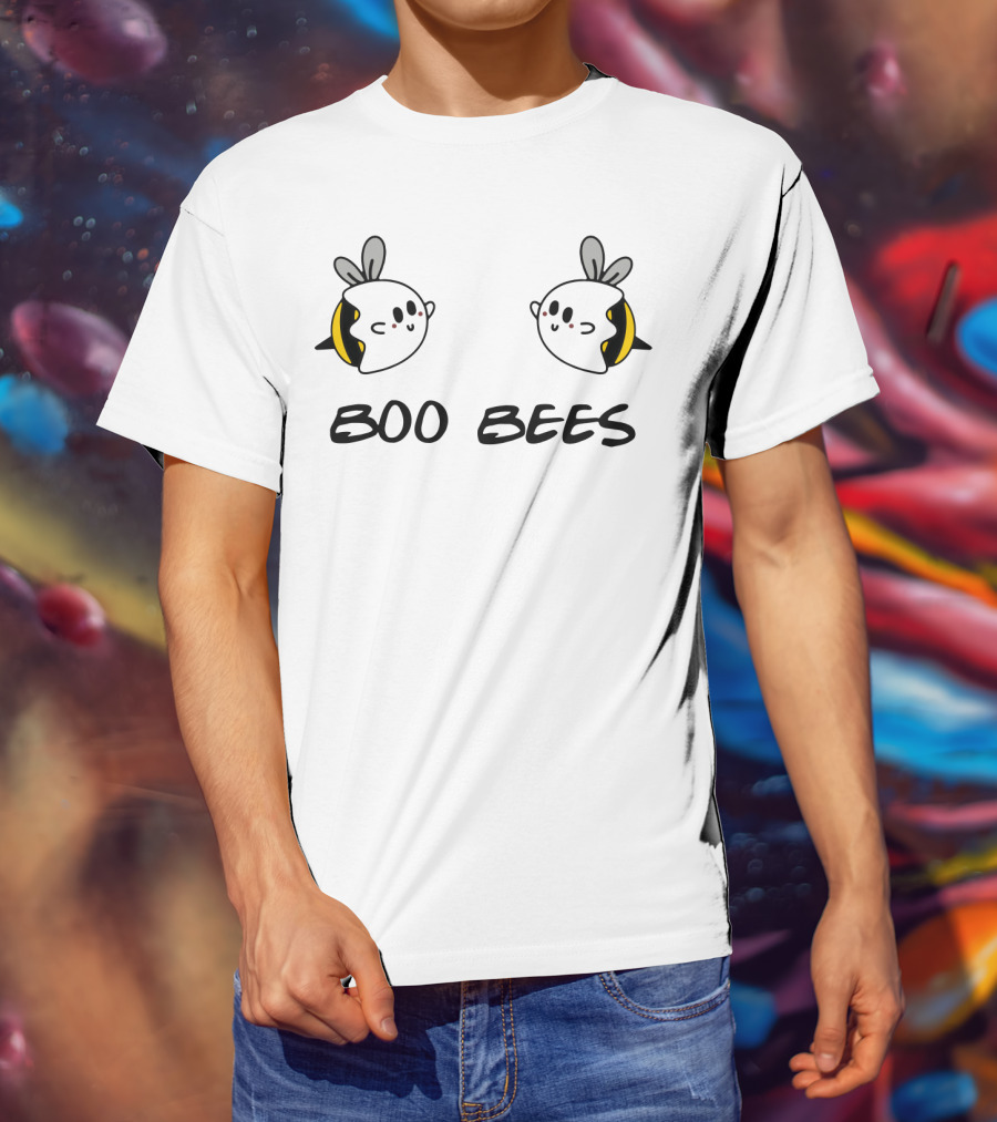 Boo Bees Beekeepers Cute Ghost Bees Humor T-Shirt
