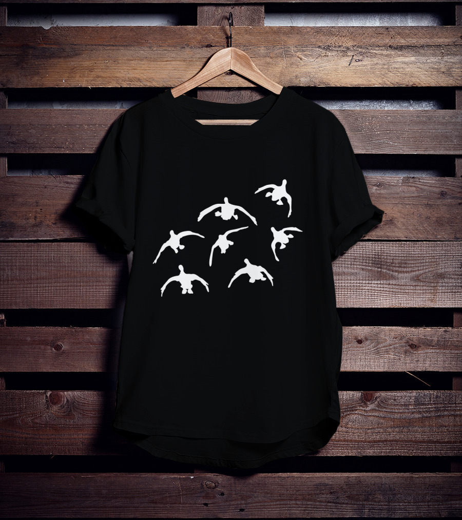 Duck Hunting Seven Ducks In The Sky T-Shirt