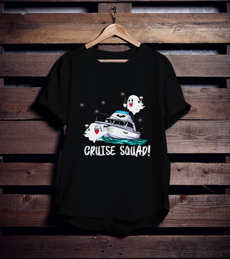 CRUISE SQUAD Ghosts Boat Halloween Party T-Shirt