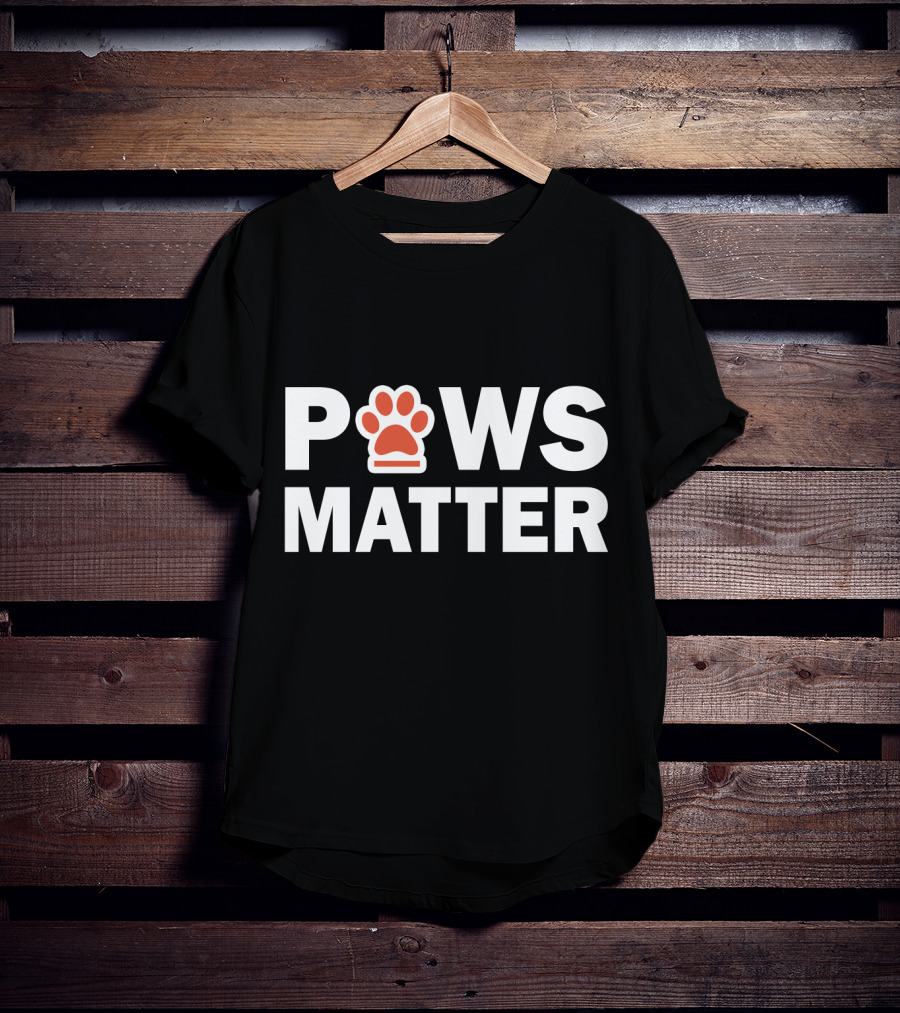Paws Matter Paw Prints T-Shirt