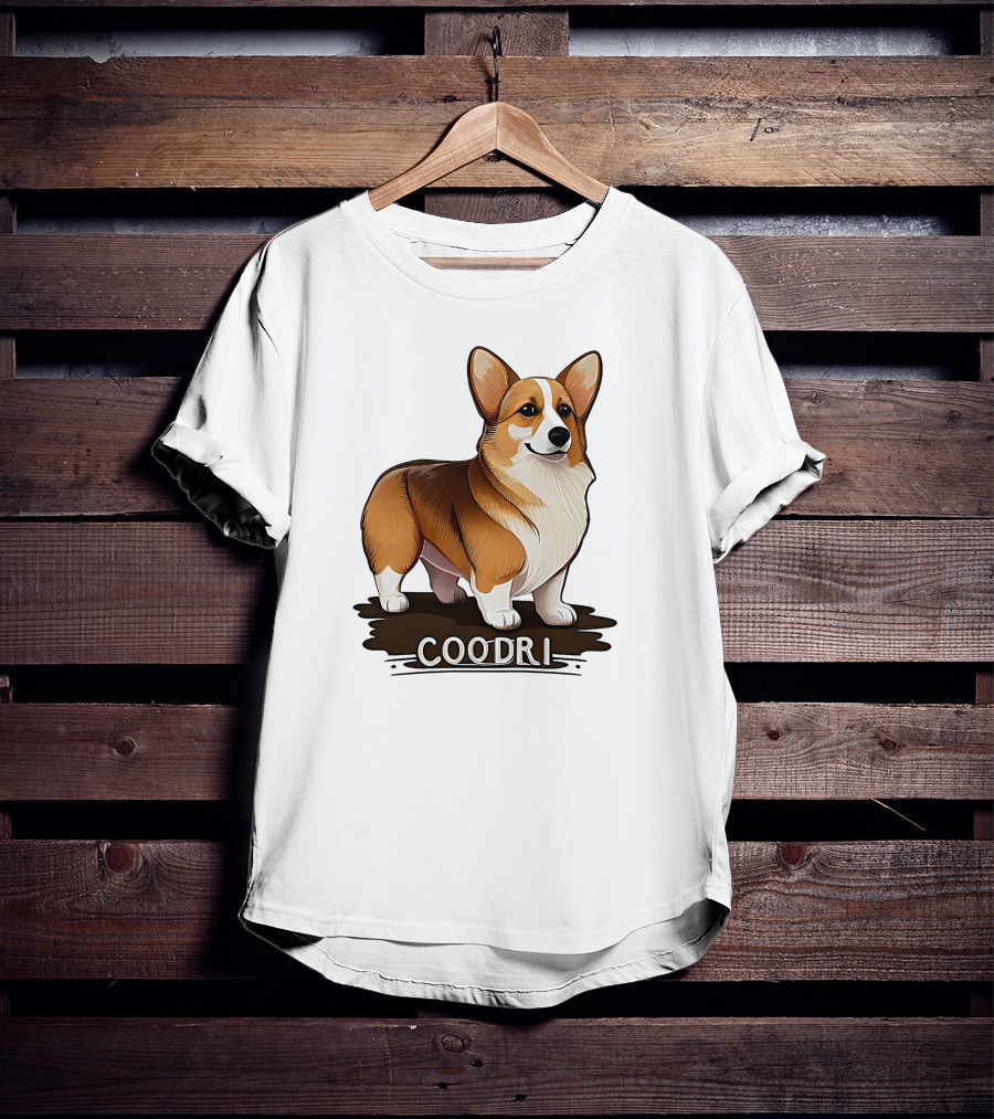 Coodrl Corgi Coodri Cute Dog T-Shirt