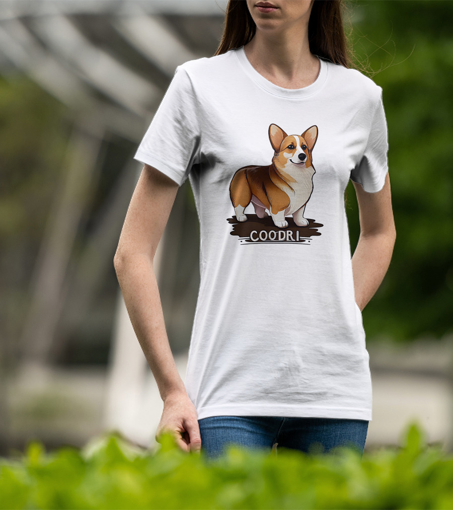 Coodrl Corgi Coodri Cute Dog T-Shirt