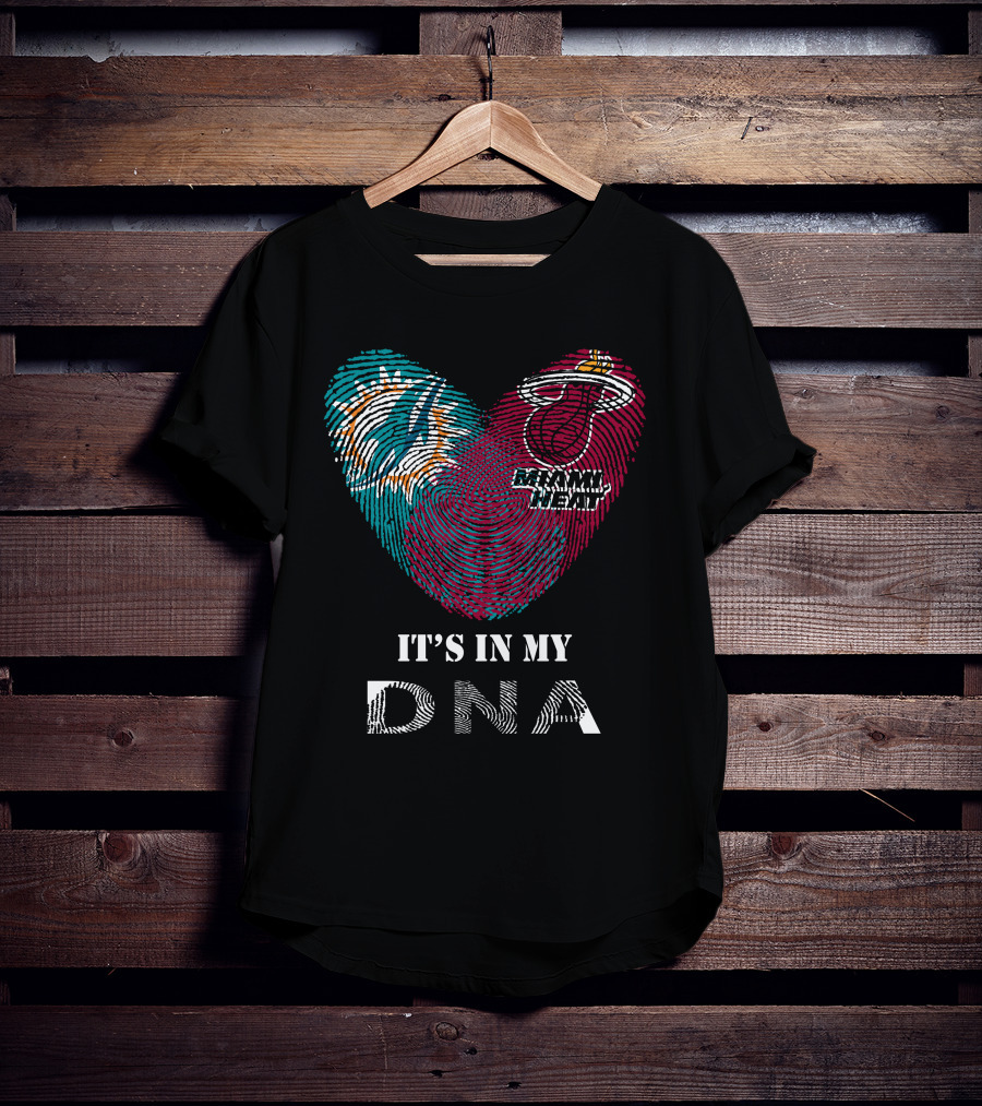 Miami Dolphins Heat It's In My DNA T-Shirt