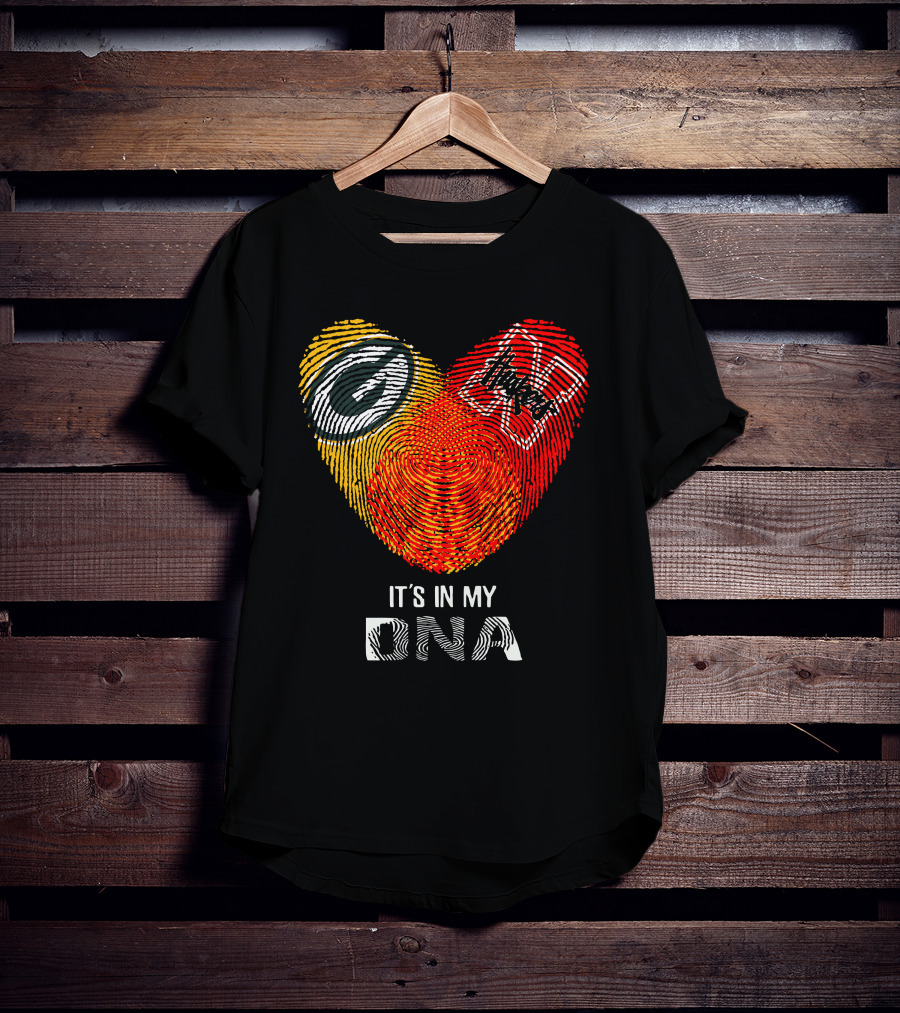 It's In My Packers Huskers DNA T-Shirt