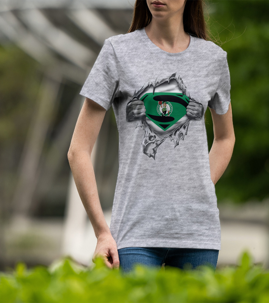 Boston Celtics Superman Logo Breakout T-Shirt