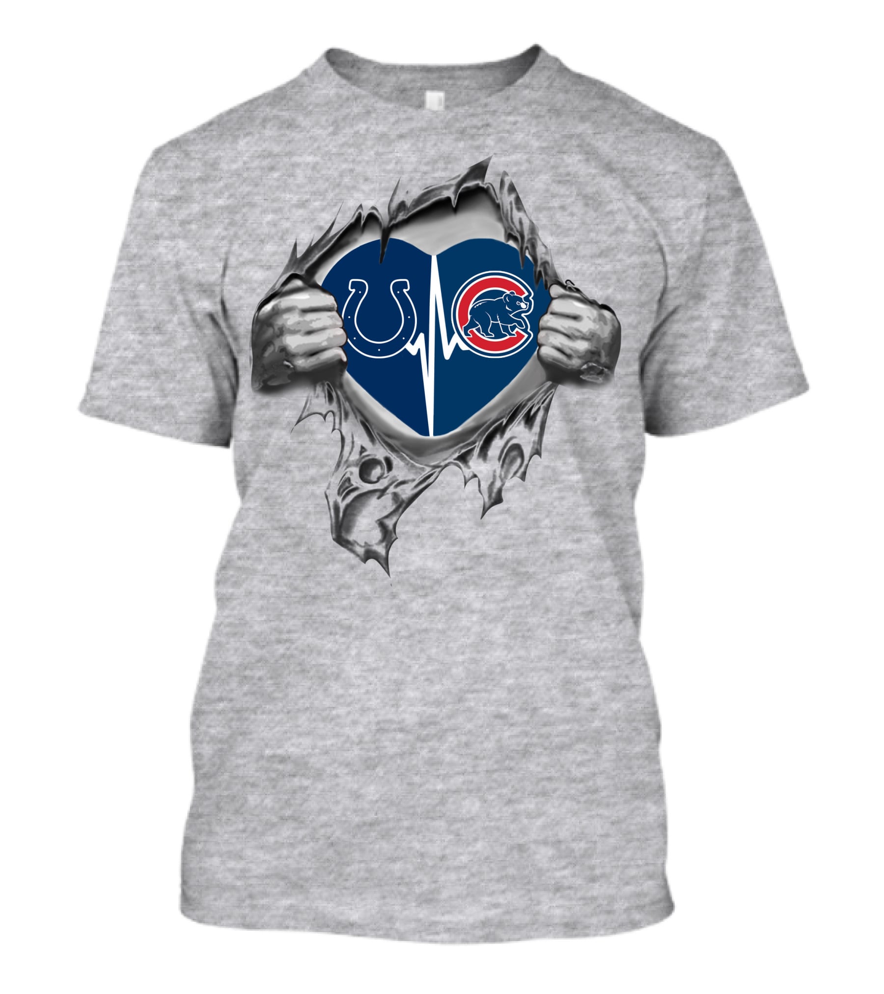 Colts Cubs Heartbeat T-Shirt