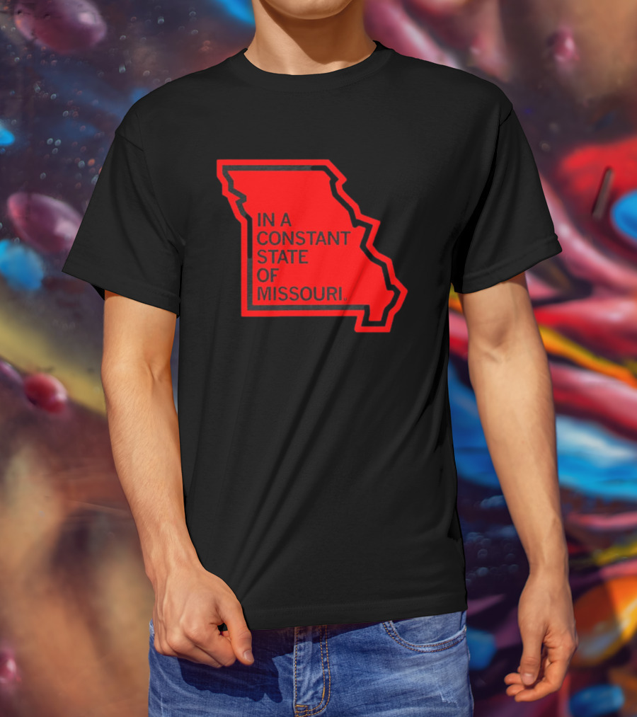 In A Constant State Of Missouri Map T-Shirt