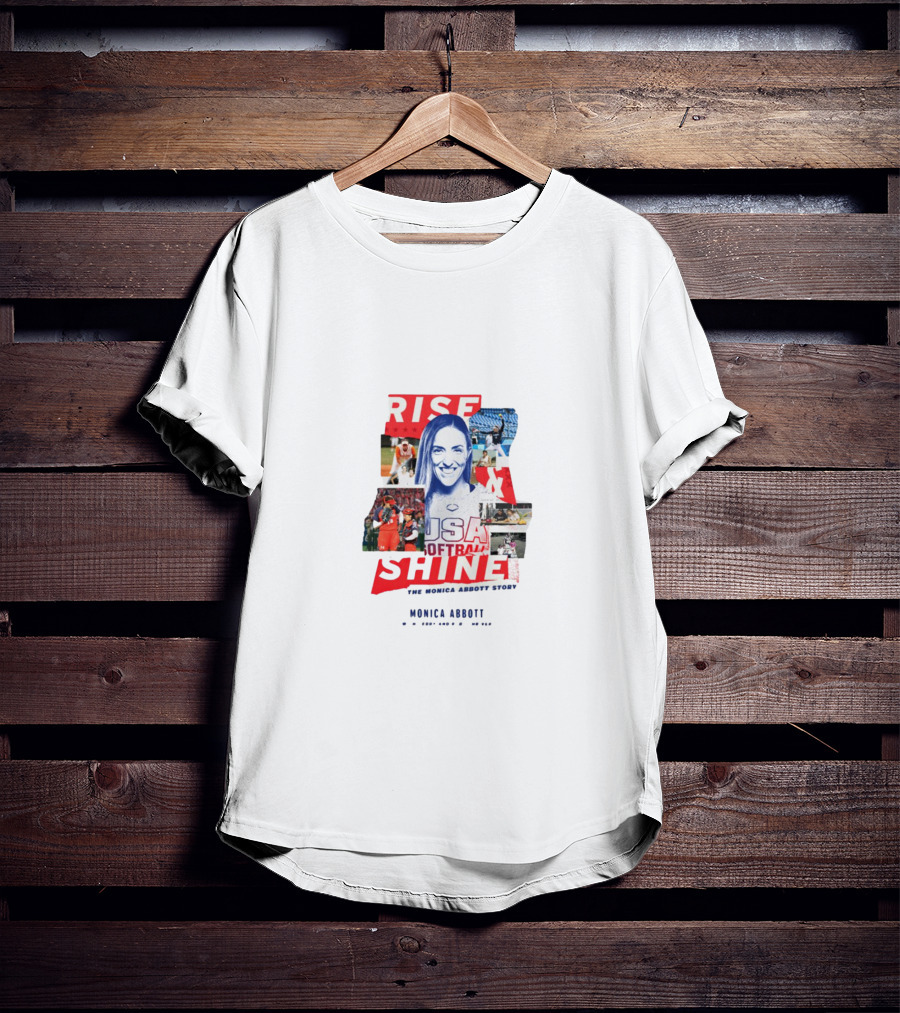 Rise And Shine USA Softball The Monica Abbott Legacy T-Shirt