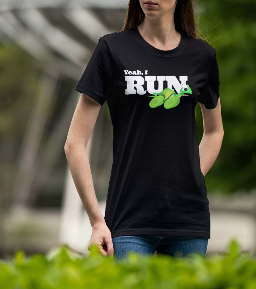 Turtle Yeah I Run Racing Green Run T-Shirt