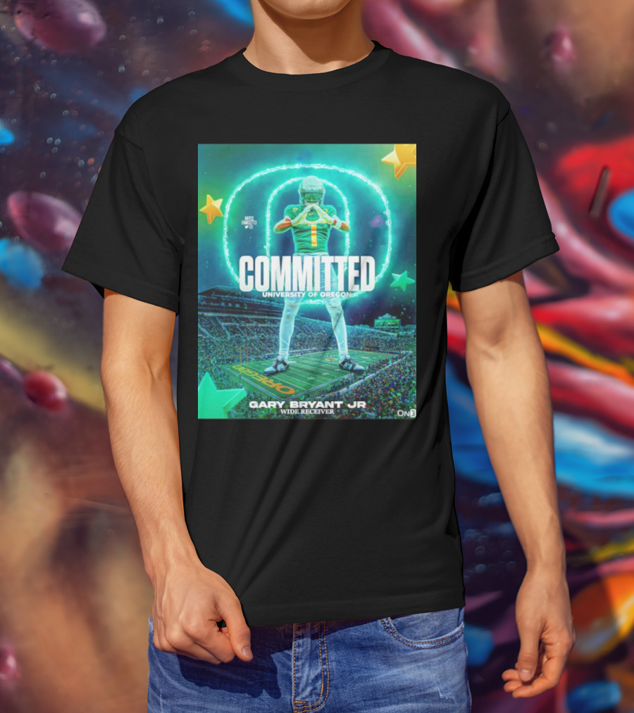 COMMITTED Gary Bryant Jr University Of Oregon Wide Receiver T-Shirt