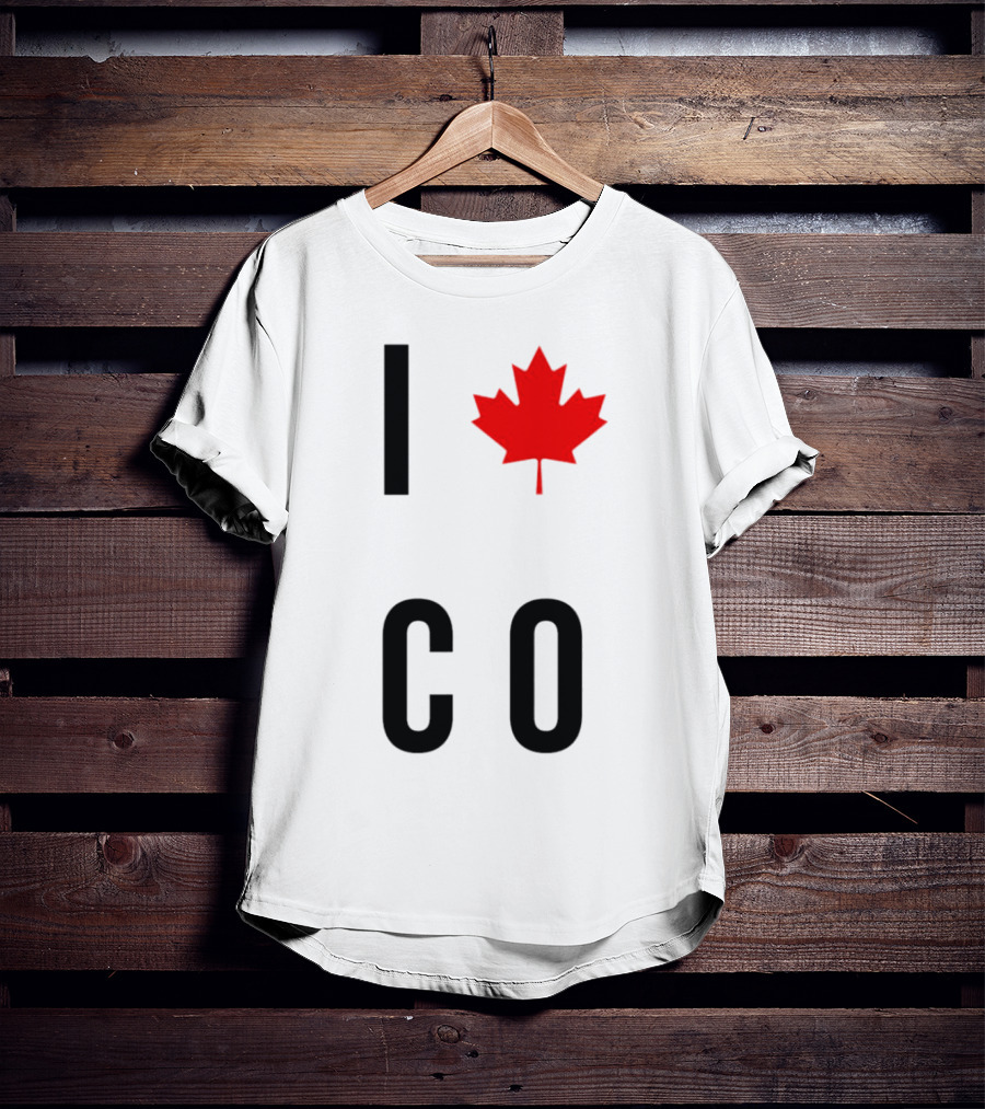 I Love Colorado Maple Leaf Co T-Shirt