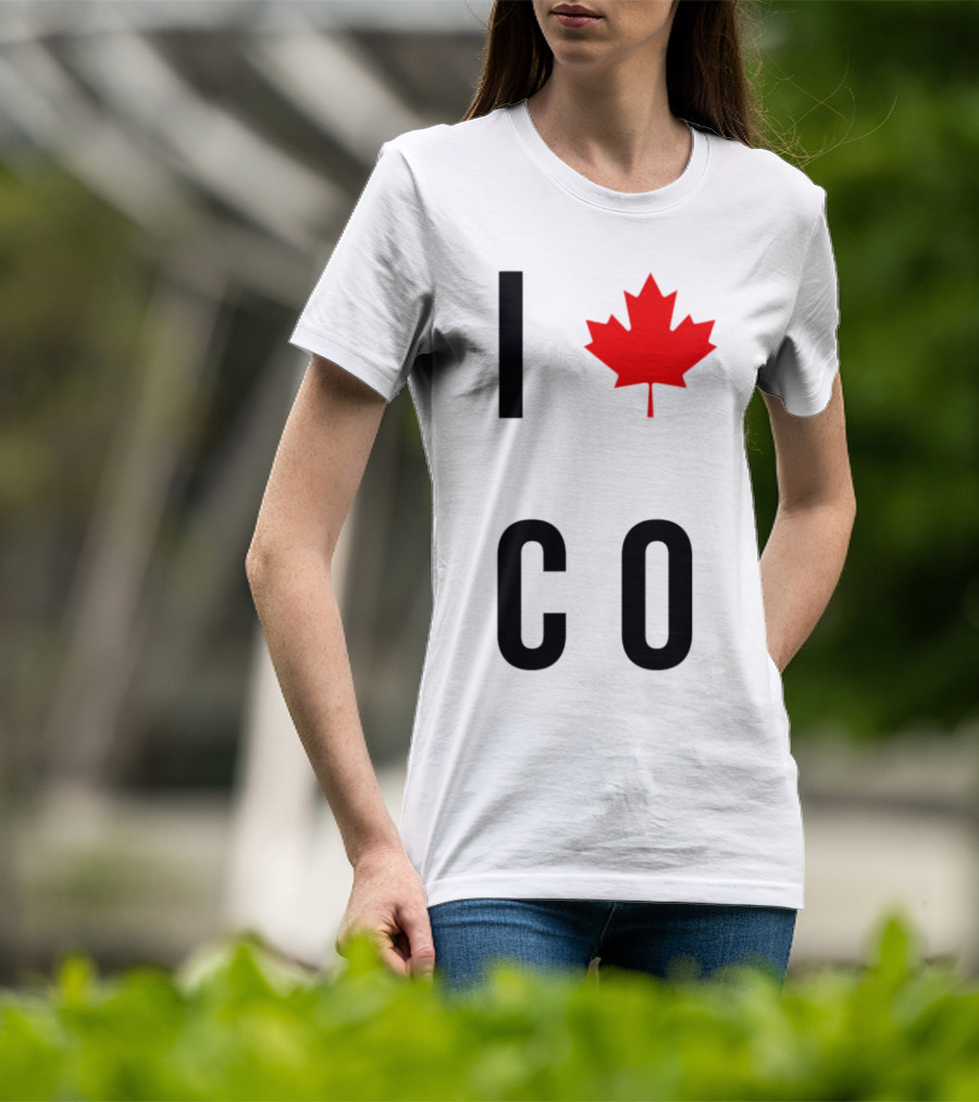 I Love Colorado Maple Leaf Co T-Shirt
