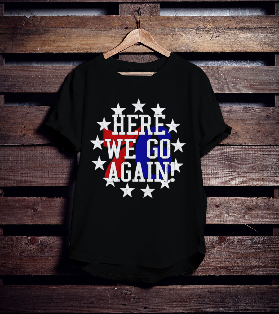 Here We Go Again Philadelphia 76ers Stars T-Shirt
