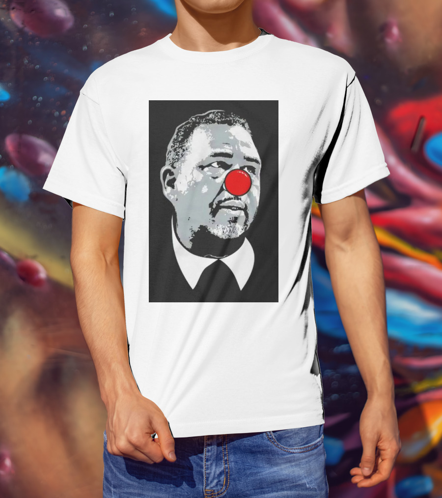 Ed Cooley Clown Red Nose Caricature T-Shirt