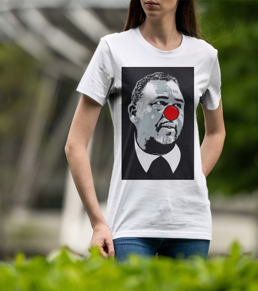 Ed Cooley Clown Red Nose Caricature T-Shirt