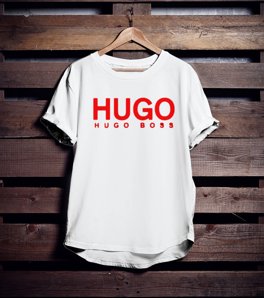 HUGO BOSS Hugo Red Text T-Shirt