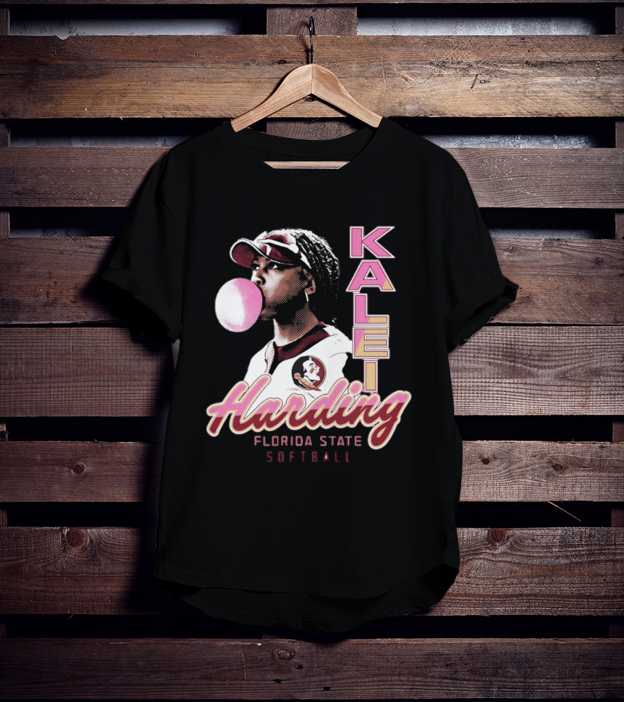 Kalei Harding Florida State Softball Bubblegum Pop T-Shirt