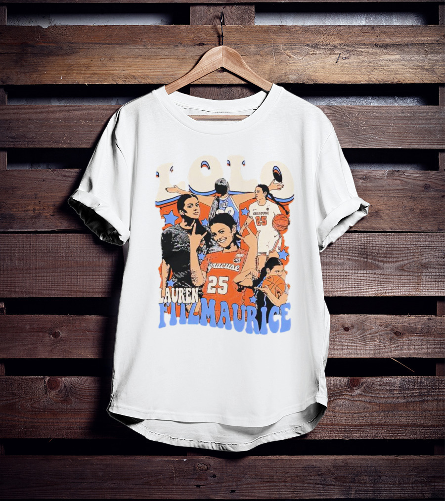 LOLO Lauren Fitzmaurice Syracuse 25 Basketball Vintage T-Shirt