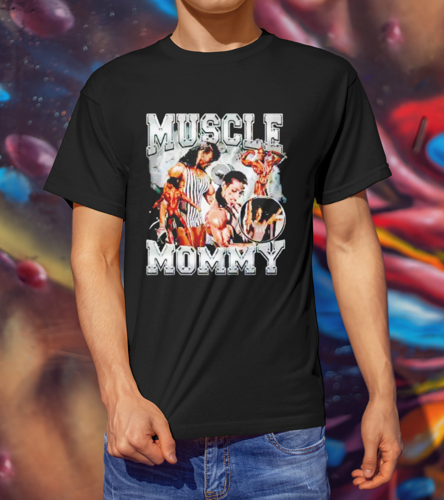 Muscle Mommy Bodybuilding Strong Female Athlete T-Shirt