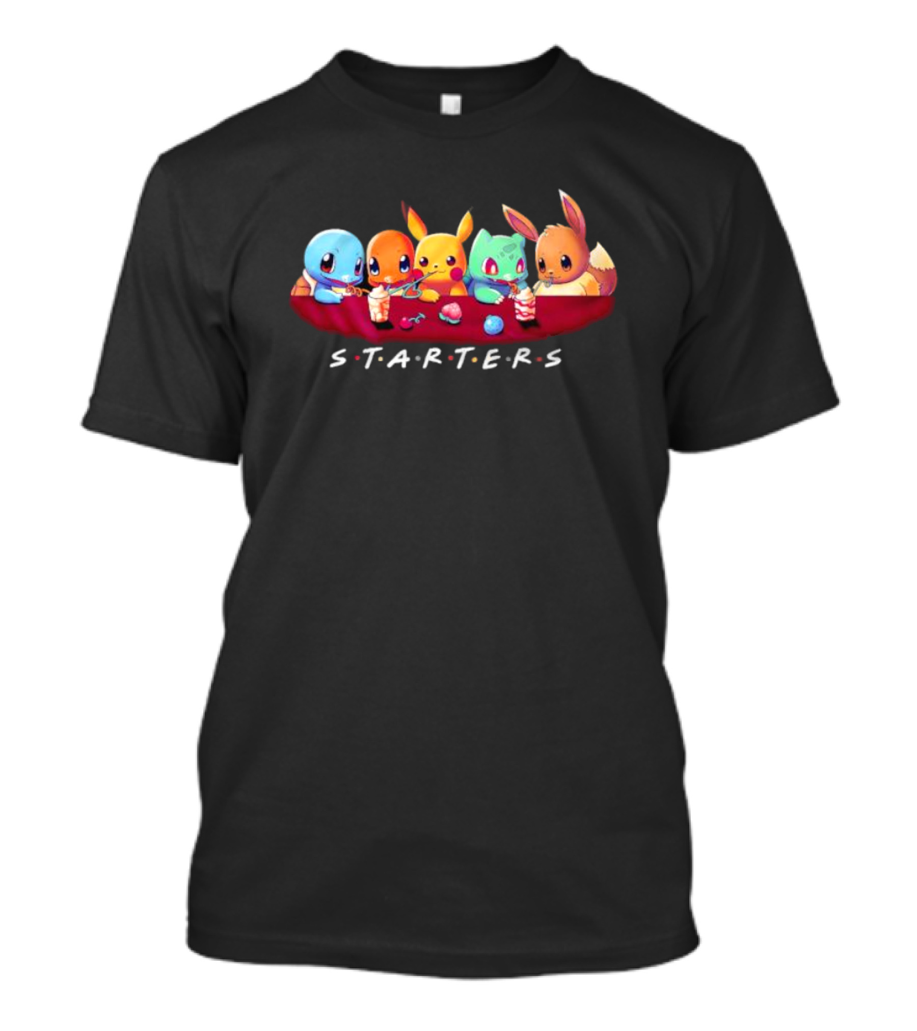 Pokemon Starters S T A R T E R S Friends T-Shirt